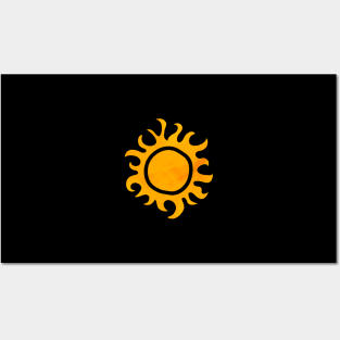 An Amazing Art Of Sun - Radiate Positivity In Pastel Yellow Posters and Art